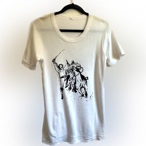 70s Vintage Cowboy Screen Printed Tee Shirt